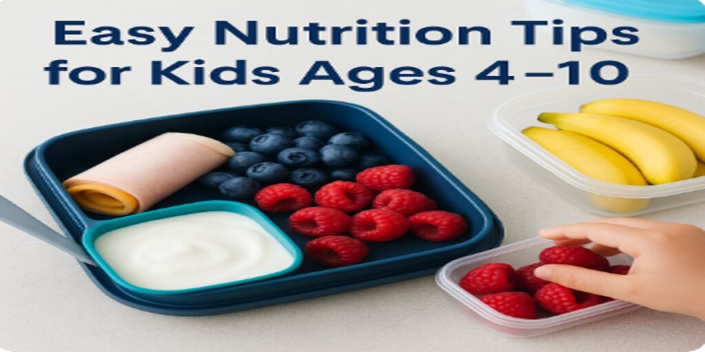 Healthy snack prep for young kids ages 4–10